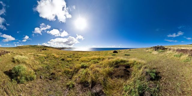 Ahu Vinapu is archaeological site on Rapa Nui in Chilean Polynesia.  The ceremonial center of Vinapu includes one of the larger ahu on Rapa Nui. The ahu exhibits extraordinary stonemasonry consisting of large, carefully fitted slabs of basalt.