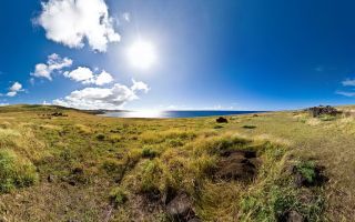 Sunrise on Ahu Vinapu