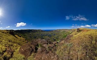 (Nearly) Inside Rano Kau Volcano