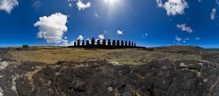 Another Day At Tongariki (View from back)